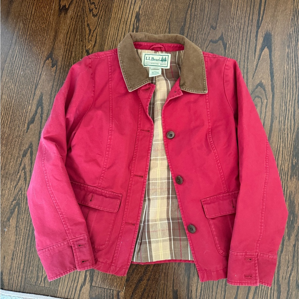 Vintage LL Bean Barn Coat Chore Jacket Womens Size Small